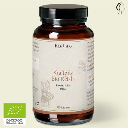 BIO Kraftpilz Reishi - Vitalpilz - 120 Kapseln *