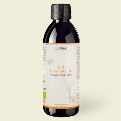 BIO Kurkuma-Extrakt mit Gingerol und Piperin in Oxymel - 250ml *