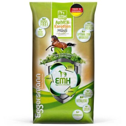 Eggersmann EMH Apfel & Karotten Müsli 15 kg Futter für Freizeitpferde*