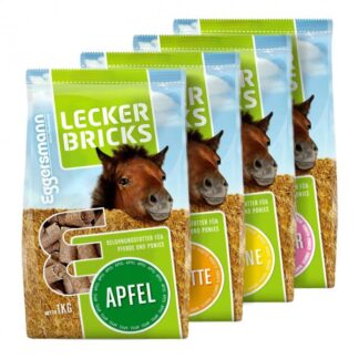 Eggersmann Lecker Bricks 4er Set - Karotte, Apfel, Banane, Himbeer*