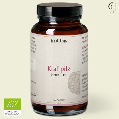 BIO Kraftpilz Hericium - Vitalpilz - 120 Kapseln *