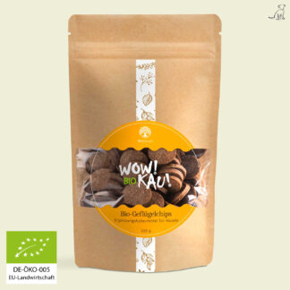 MHD 28.06.2025 WOW BIO Kau - Geflügelchips - 250g *