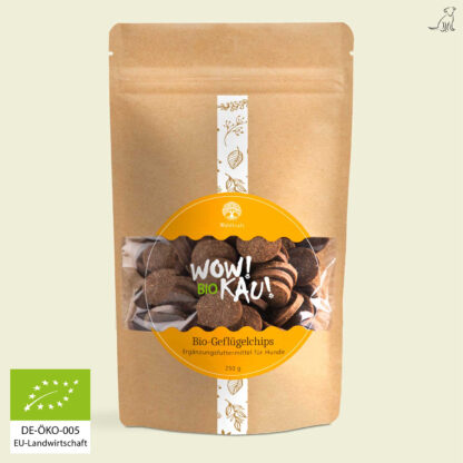 MHD 28.06.2025 WOW BIO Kau - Geflügelchips - 250g *
