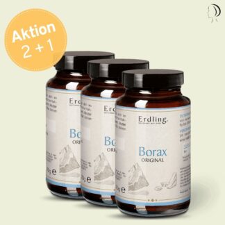 Set: 2+1 Borax - 99,9% Reinheit - 3x 70g *