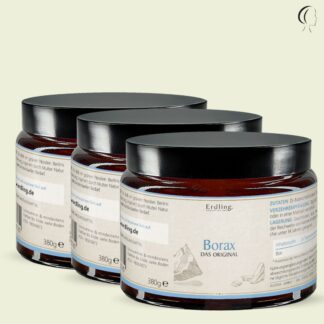 Set: 3er Pack - Borax - 99,9% Reinheit - Tiegel 3x 380g *