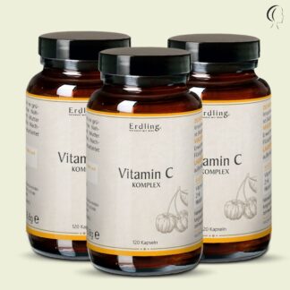 Set: 3er Pack - Vitamin C Komplex - 3x 120 Kapseln *