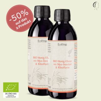 Set: Aktion BIO Honig-Elixier mit Myo-Inositol + Riboflavin - 2x 250ml *