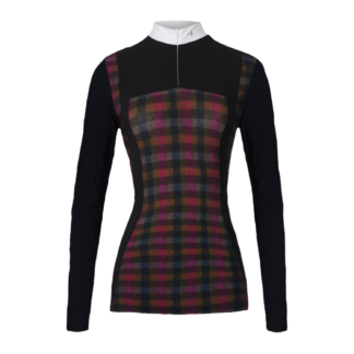 Turniershirt "Jacky" Fuchsia Check *