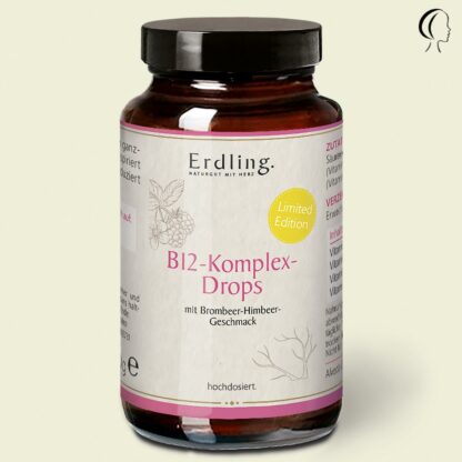 Vitamin B12-Komplex Brombeer - Himbeer Drops - 50 Stück *