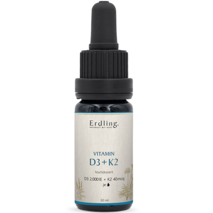 Vitamin D3 2.000 IE + K2 - 40 mcg hochdosiert - 30ml *